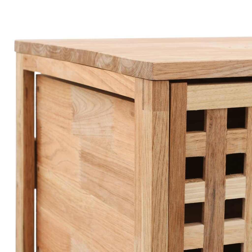 badeværelsesskab 41x41x91 cm massivt valnøddetræ