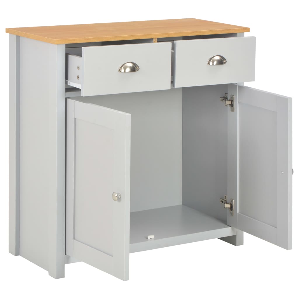 skænk 79x35x81 cm grå