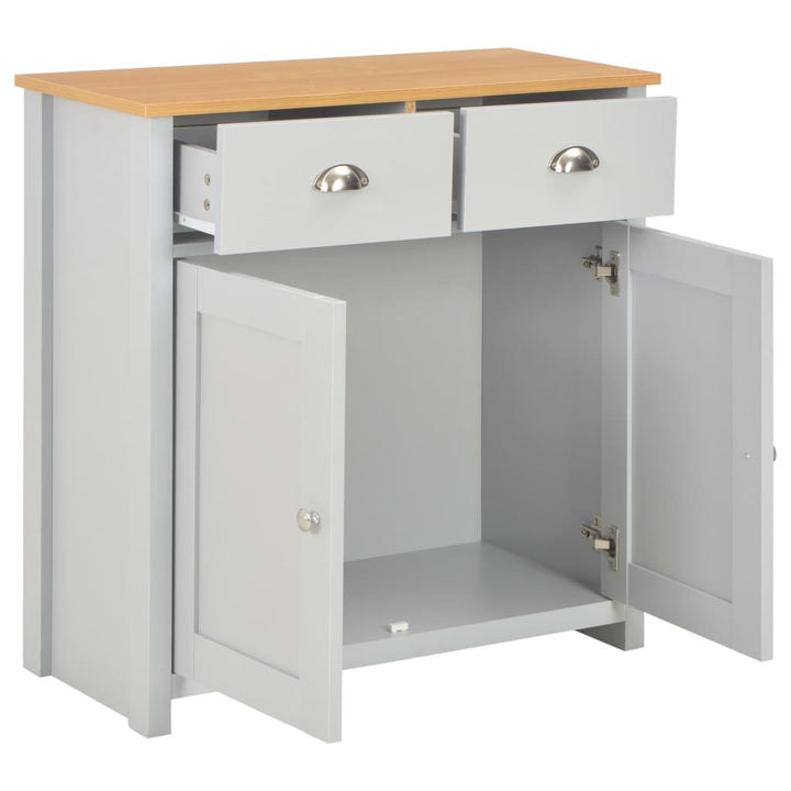 skænk 79x35x81 cm grå