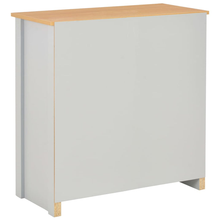 skænk 79x35x81 cm grå