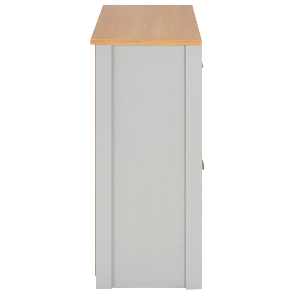 skænk 112x35x81 cm grå