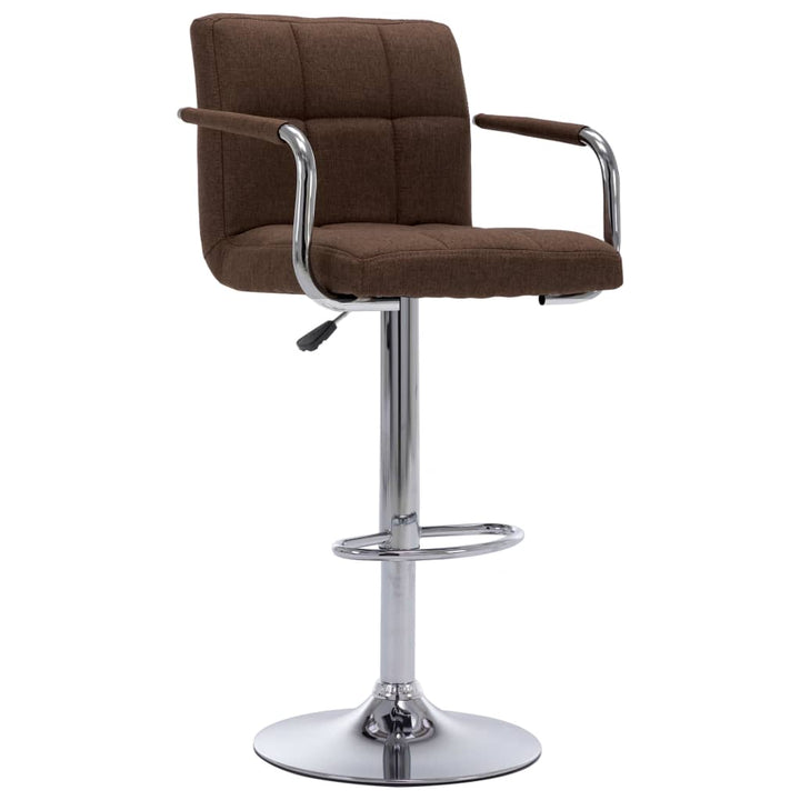 barstole 2 stk. stof brun