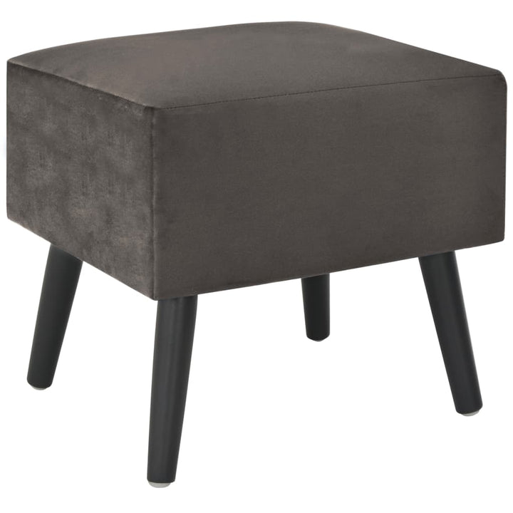 sengeskabe 2 stk. 40 x 35 x 40 cm fløjl grå