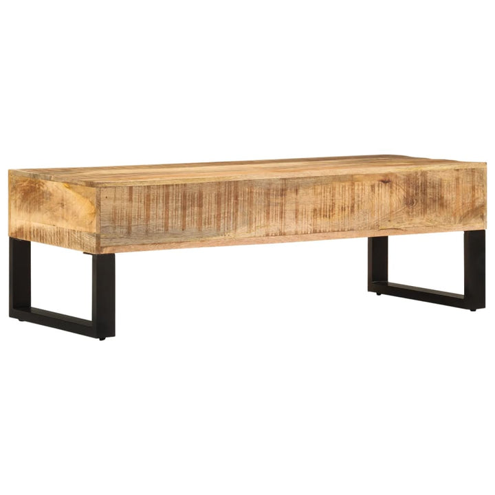 sofabord 110 x 50 x 38 cm massivt mangotræ