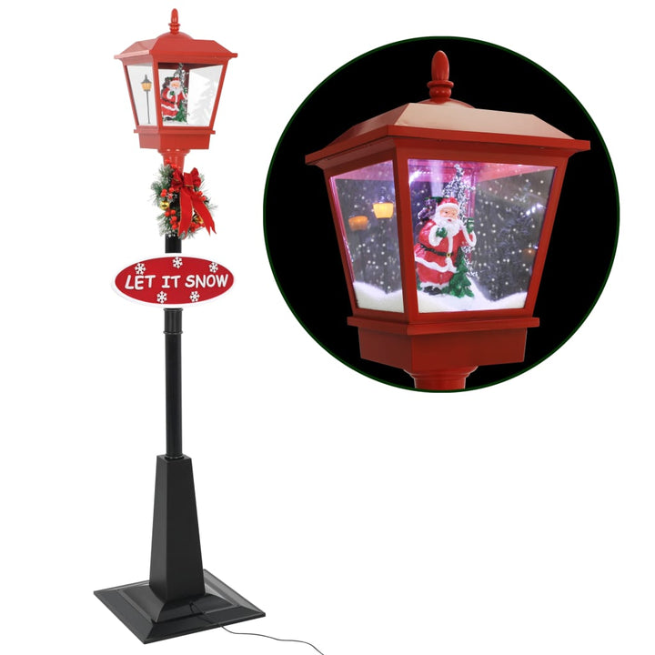 julegadelampe med julemand 180 cm LED