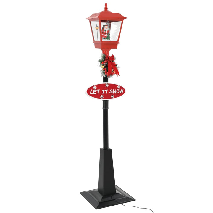 julegadelampe med julemand 180 cm LED
