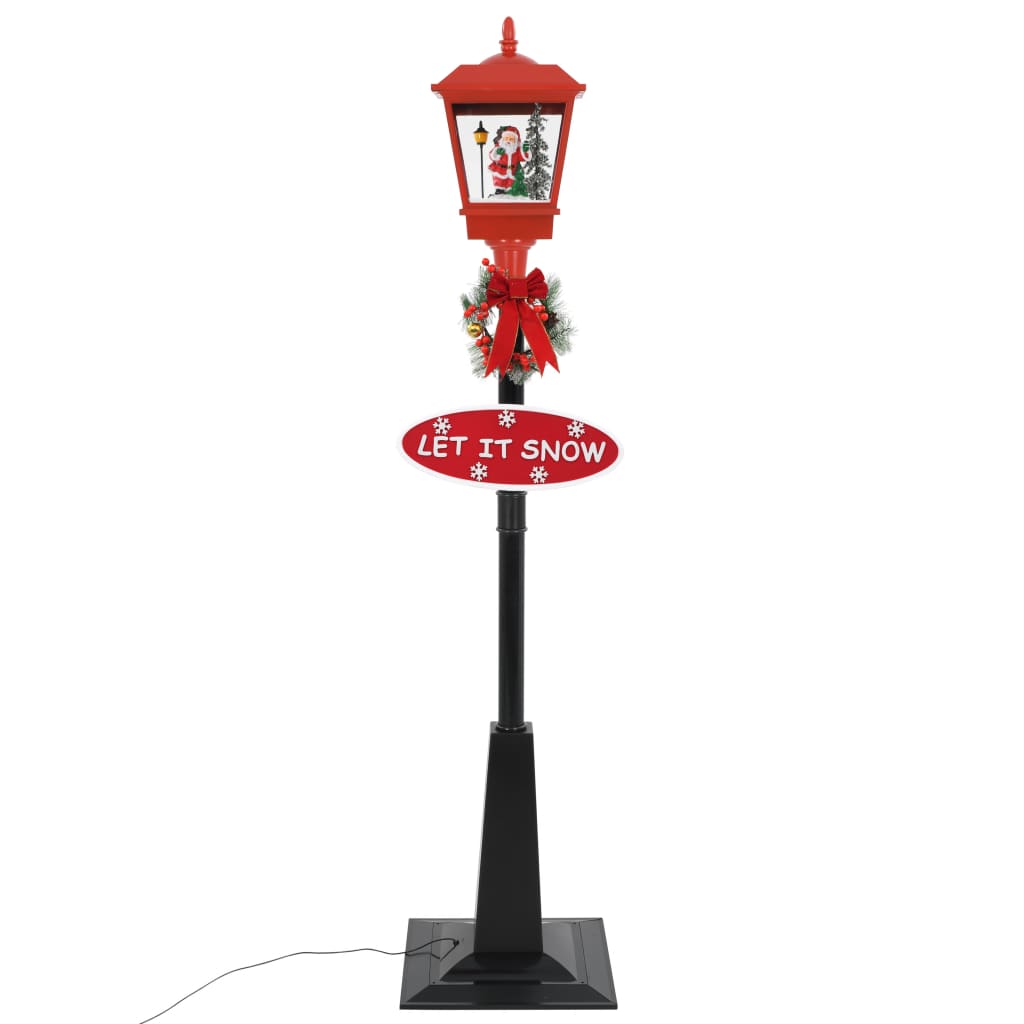 julegadelampe med julemand 180 cm LED