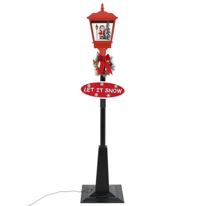 julegadelampe med julemand 180 cm LED