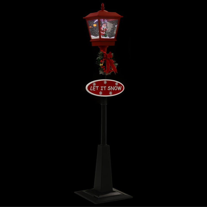 julegadelampe med julemand 180 cm LED