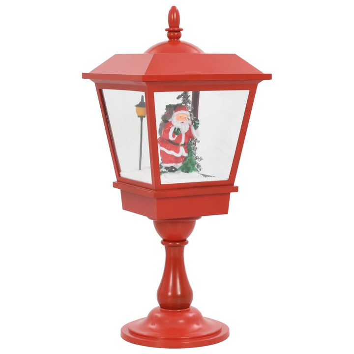 julepiedestallampe med julemand 64 cm LED