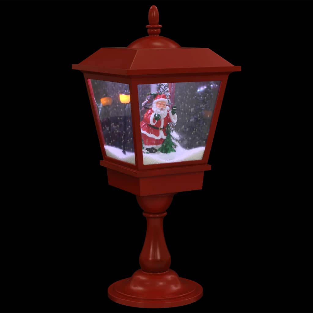 julepiedestallampe med julemand 64 cm LED