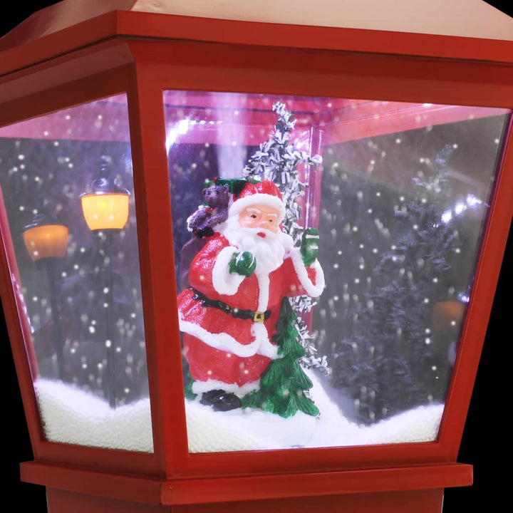 julepiedestallampe med julemand 64 cm LED