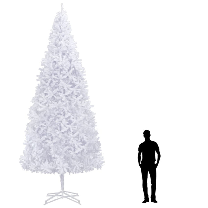 kunstigt juletræ 500 cm hvid
