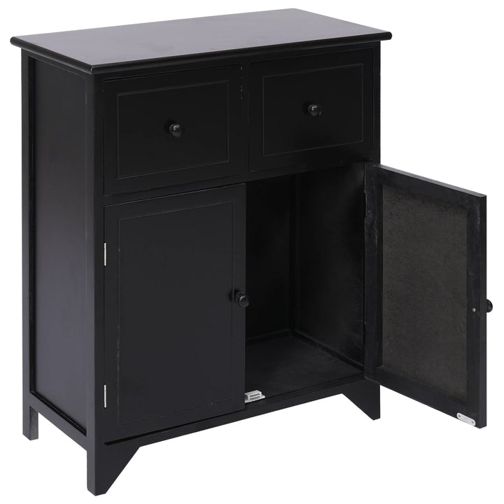 skab 60x30x75 cm kejsertræ sort