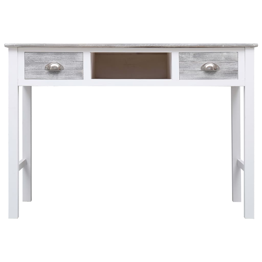 skrivebord 110 x 45 x 76 cm træ grå