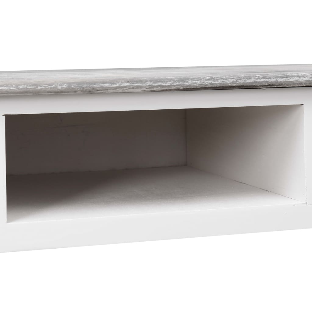 skrivebord 110 x 45 x 76 cm træ grå