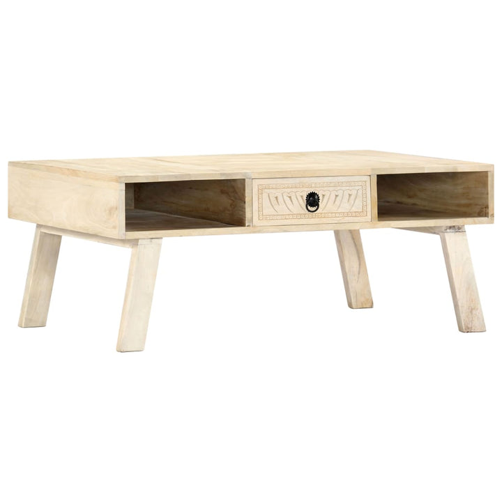 sofabord 100x60x40 cm massivt mangotræ
