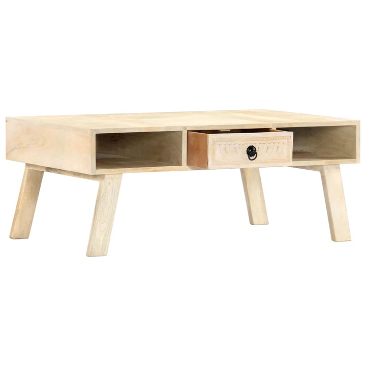 sofabord 100x60x40 cm massivt mangotræ