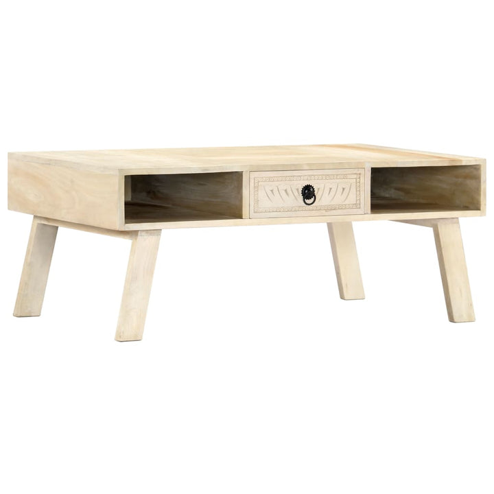 sofabord 100x60x40 cm massivt mangotræ