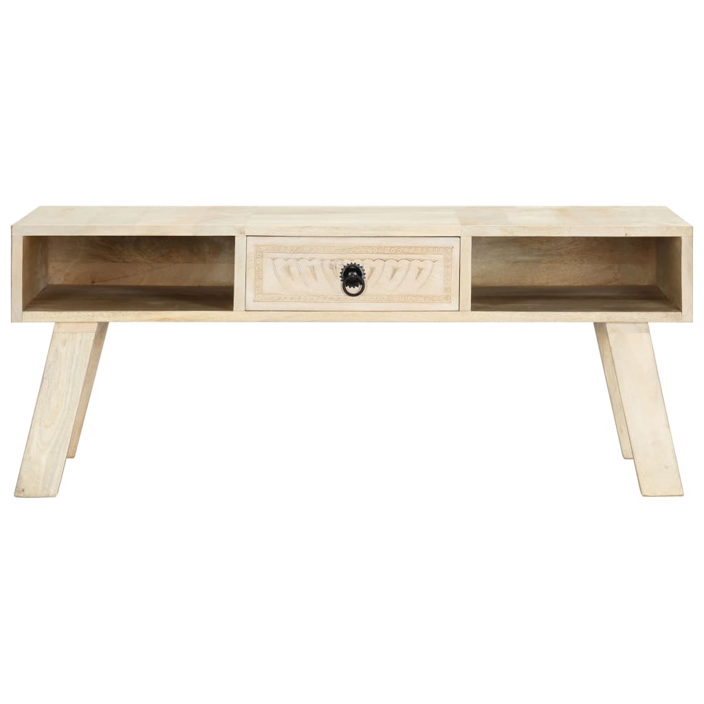 sofabord 100x60x40 cm massivt mangotræ