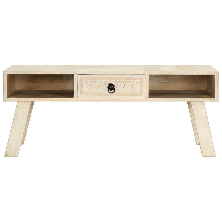 sofabord 100x60x40 cm massivt mangotræ