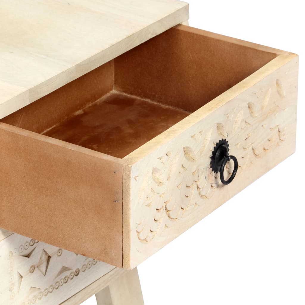 tv-skab 110 x 30 x 44 cm massivt mangotræ