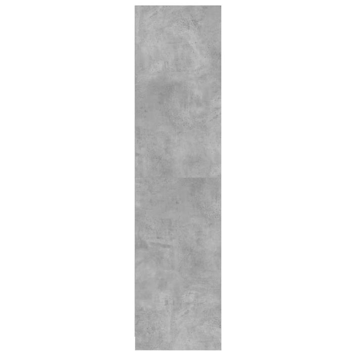 klædeskab 50x50x200 cm konstrueret træ betongrå