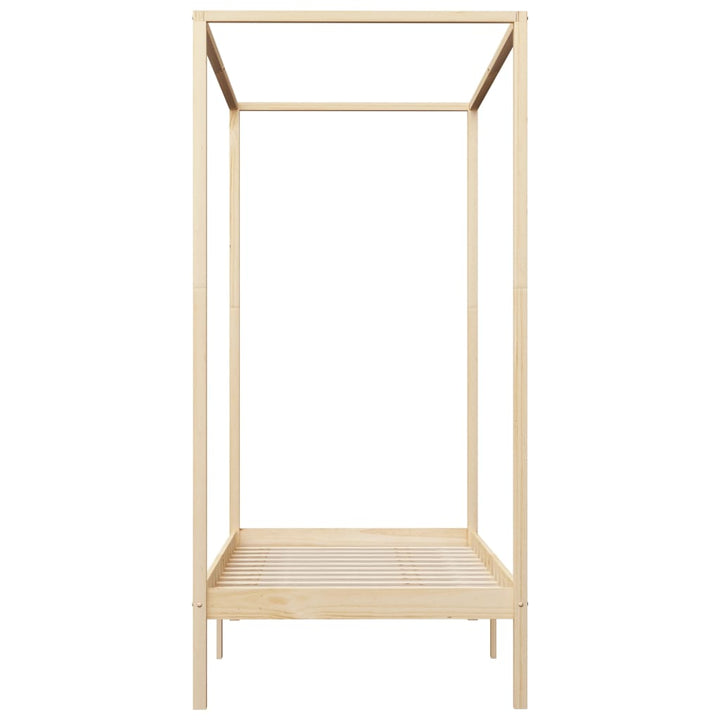 sengestel til himmelseng 90 x 200 cm massivt fyrretræ