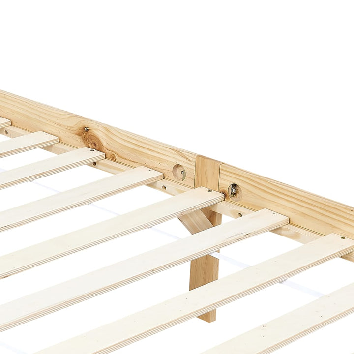sengestel til himmelseng 100 x 200 cm massivt fyrretræ