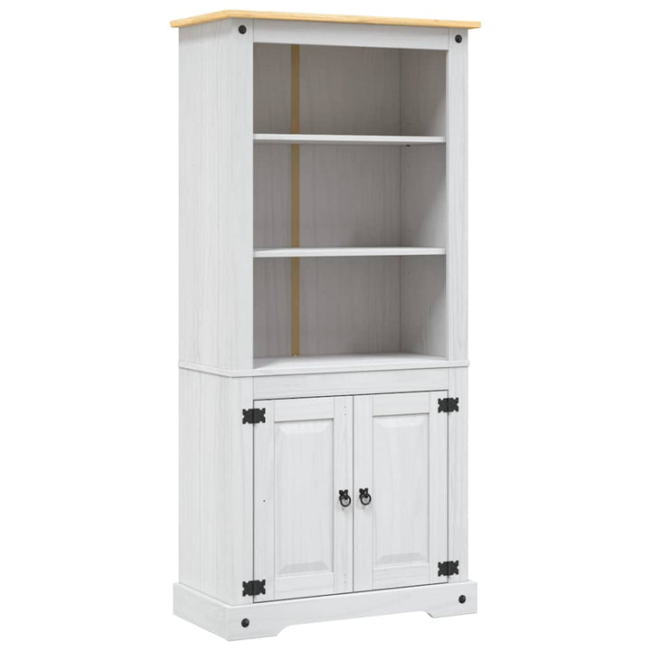 skab Corona-serien 80x40x170 cm mexicansk fyrretræ hvid