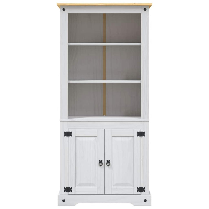 skab Corona-serien 80x40x170 cm mexicansk fyrretræ hvid