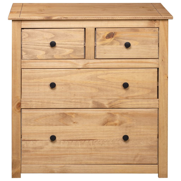 skænk Panama-serien 80x40x83 cm massivt fyrretræ