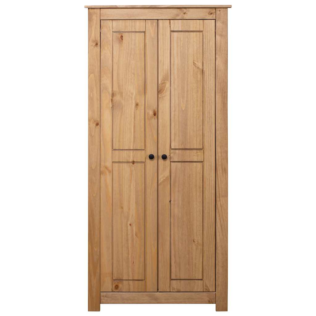 klædeskab Panama-serien 80x50x171,5 cm massivt fyrretræ