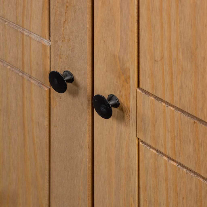 klædeskab Panama-serien 80x50x171,5 cm massivt fyrretræ