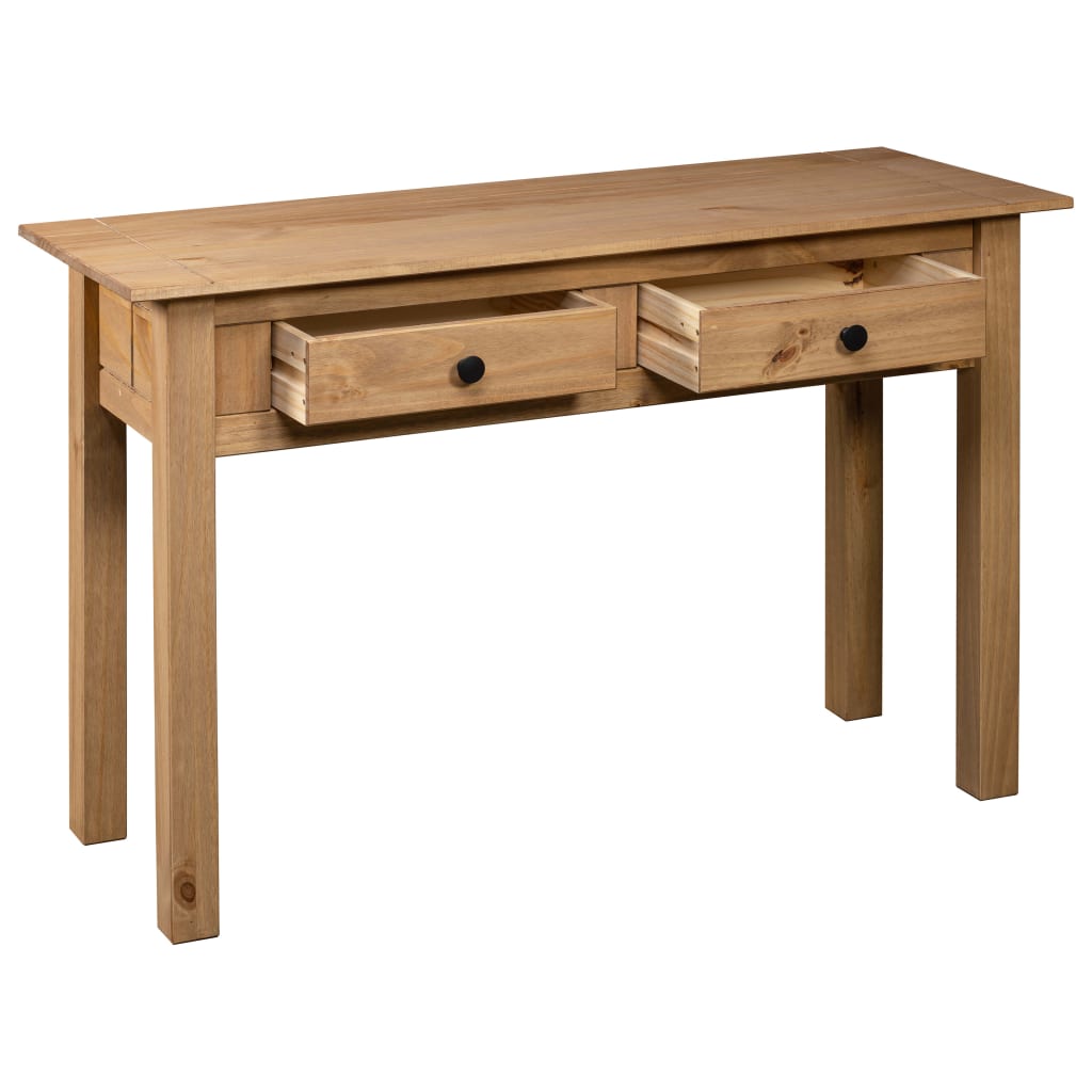 konsolbord Panama-serien 110x40x72 cm massivt fyrretræ