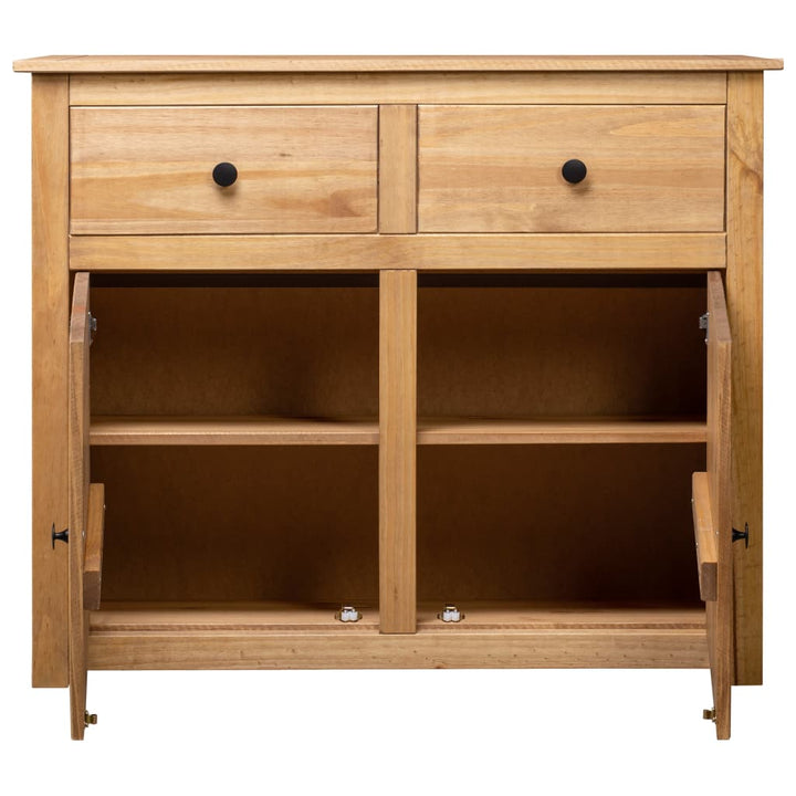 skænk Panama-serien 93x40x80 cm massivt fyrretræ
