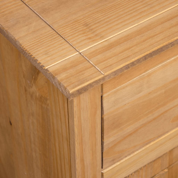 skænk Panama-serien 135x40x80 cm massivt fyrretræ
