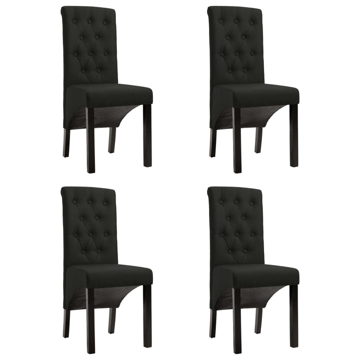 spisebordsstole 4 stk. stof sort