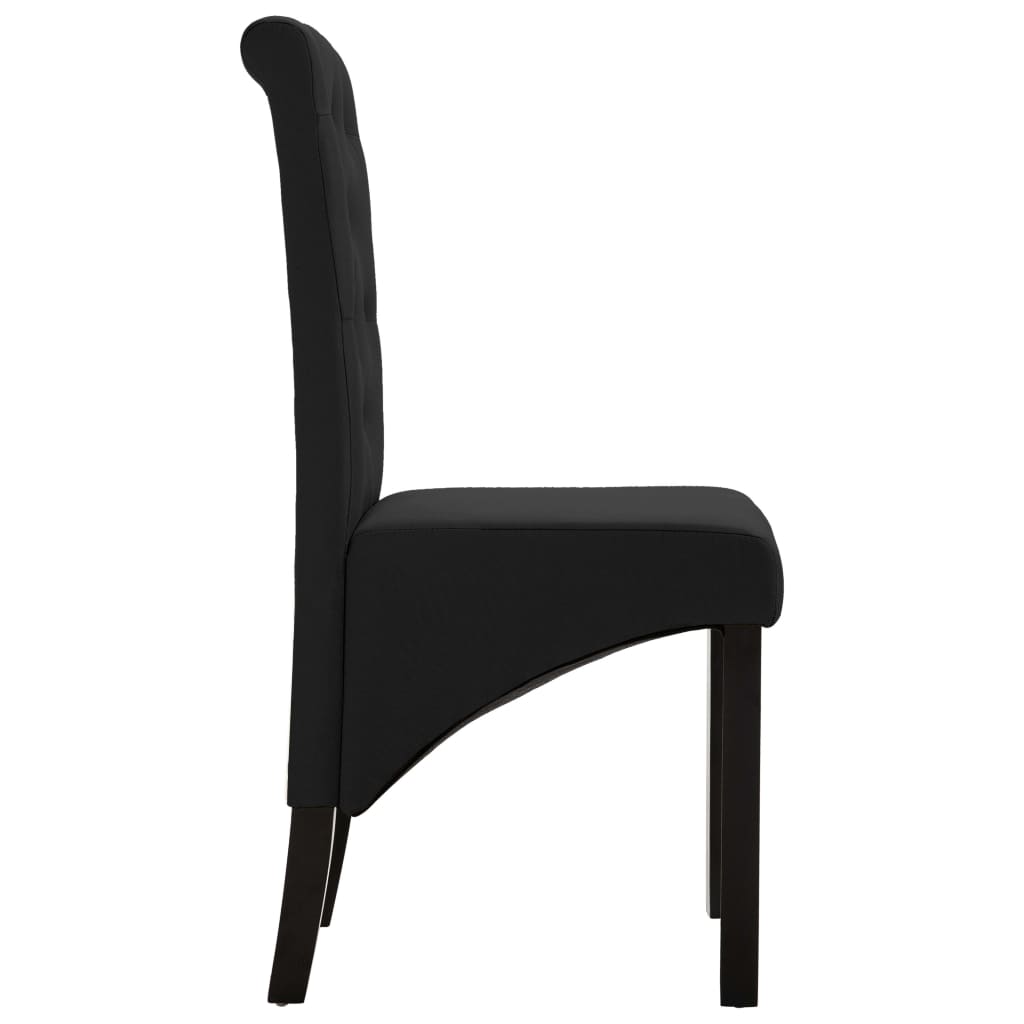 spisebordsstole 4 stk. stof sort