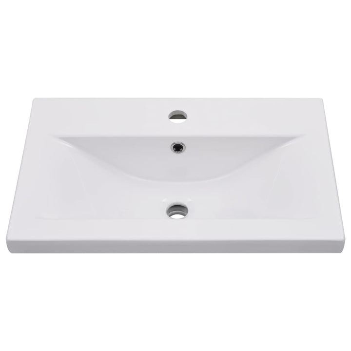 indbygget håndvask 61x39,5x18,5 cm keramisk hvid