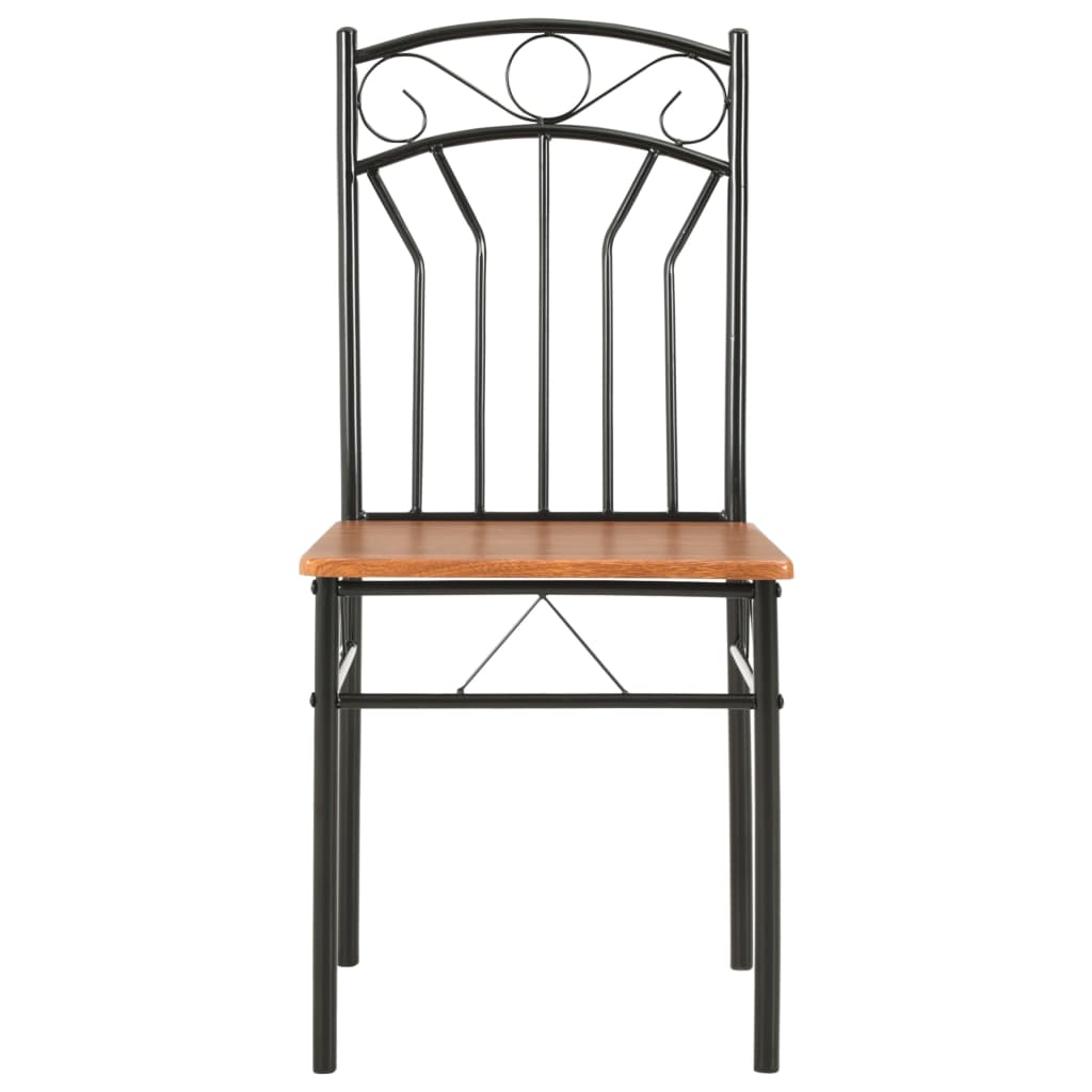 spisebordsstole 6 stk. MDF brun