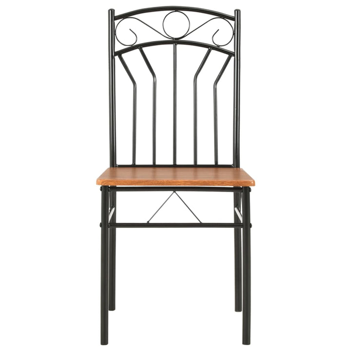 spisebordsstole 6 stk. MDF brun