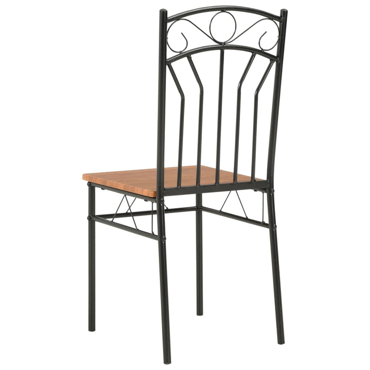 spisebordsstole 6 stk. MDF brun