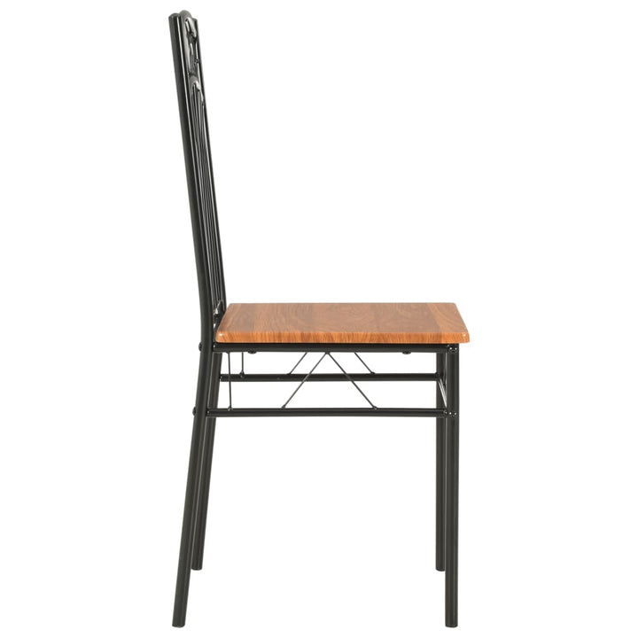 spisebordsstole 6 stk. MDF brun
