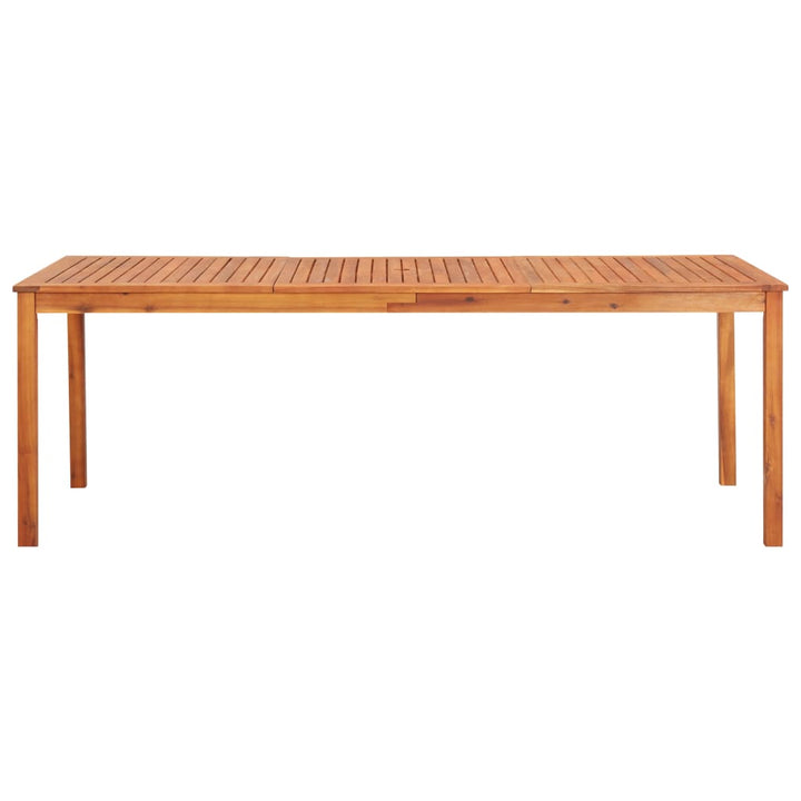 havebord 215 x 90 x 74 cm massivt akacietræ