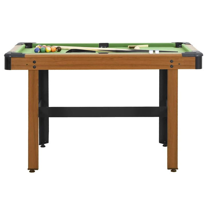billardbord 122 x 61 x 76 cm brun