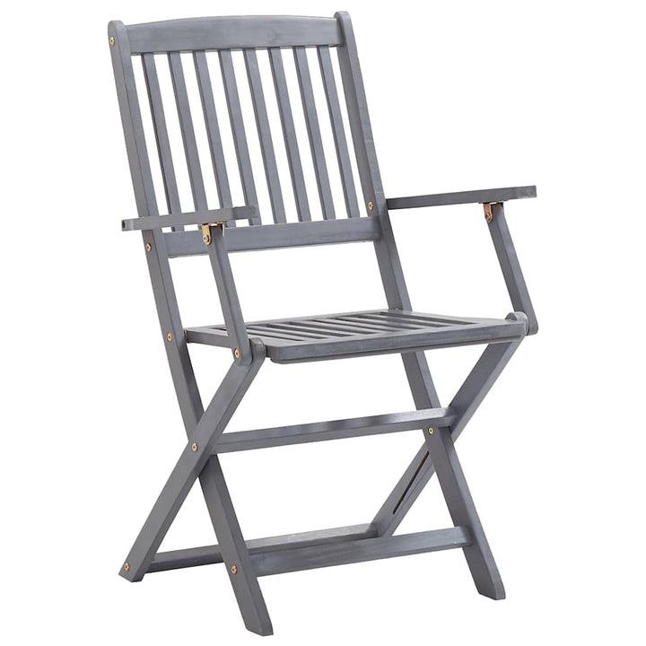 foldbare havestole 2 stk. massivt akacietræ