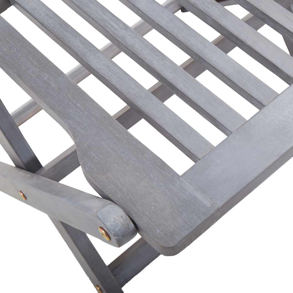foldbare havestole 2 stk. massivt akacietræ