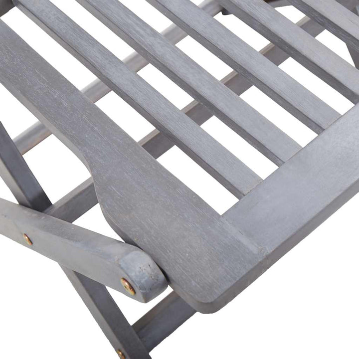 foldbare havestole 2 stk. massivt akacietræ