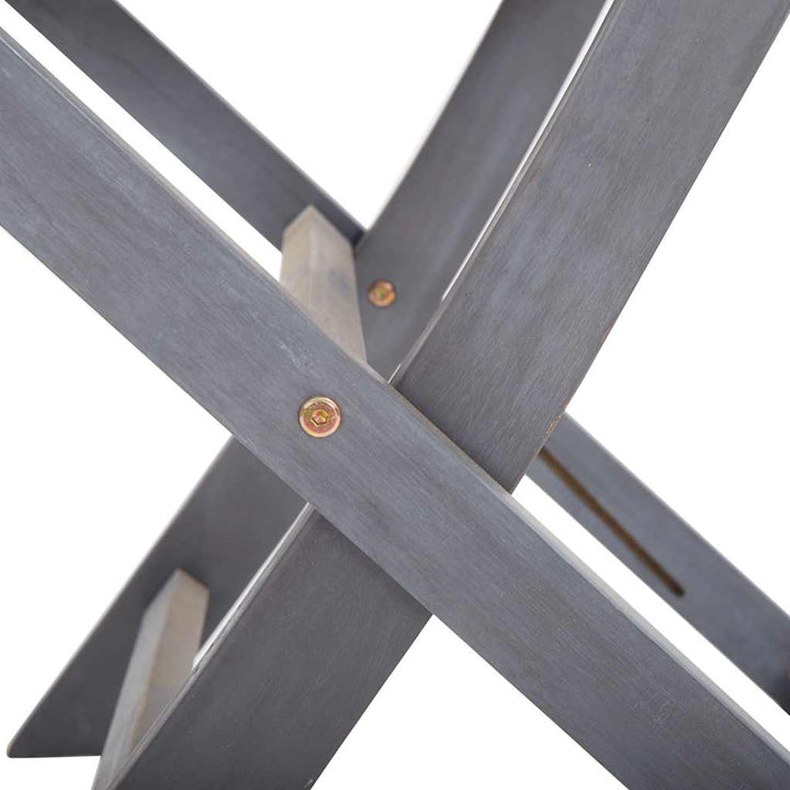 foldbare havestole 2 stk. massivt akacietræ